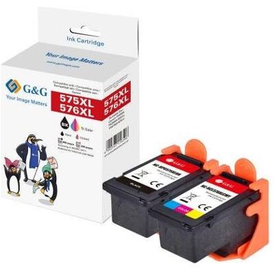 G&G Canon PG-575XL CL-576XL Tintenpatronen - Cyan/Magenta/Gelb G&G Canon PG-575XL CL-576XL Tintenpatronen - Cyan/Magenta/Gelb