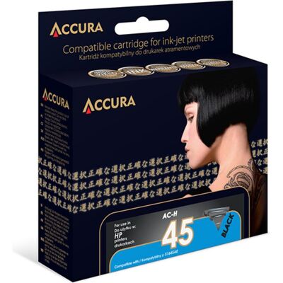 Accura, Druckerpatrone, ink HP No. 45 (51645AE) zamiennik (BK) Accura, Druckerpatrone, ink HP No. 45 (51645AE) zamiennik (BK)