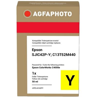 Agfaphoto, Druckerpatrone, kompatibel mit Epson SJIC42P-Y (Y) Agfaphoto, Druckerpatrone, kompatibel mit Epson SJIC42P-Y (Y)