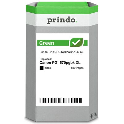 Prindo, Druckerpatrone, kompatibel mit Canon PGI-570pgbk (BK) Prindo, Druckerpatrone, kompatibel mit Canon PGI-570pgbk (BK)