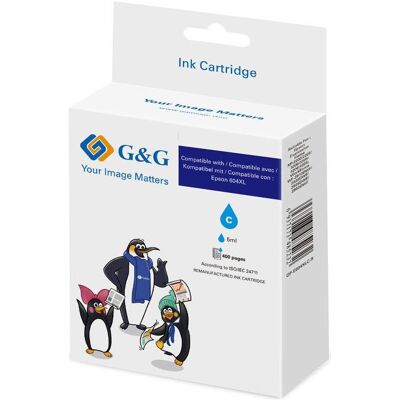 G&G, Druckerpatrone, Tintenpatrone Cyan ersetzt Epson 604XL G&G, Druckerpatrone, Tintenpatrone Cyan ersetzt Epson 604XL