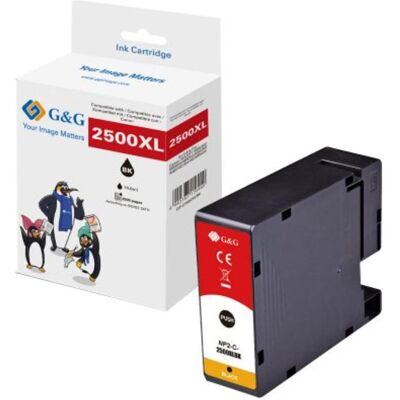 G&G, Druckerpatrone, Druckerpatrone kompatibel mit Canon PGI-2500XLBK (BK) G&G, Druckerpatrone, Druckerpatrone kompatibel mit Canon PGI-2500XLBK (BK)