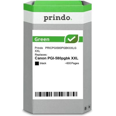Prindo, Druckerpatrone, kompatibel mit Canon PGI-580pgbk (BK) Prindo, Druckerpatrone, kompatibel mit Canon PGI-580pgbk (BK)
