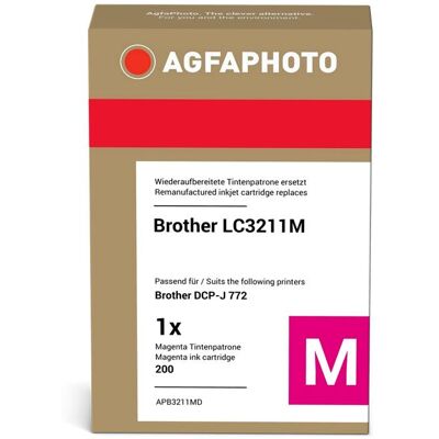 AGFAPHOTO, Druckerpatrone, kompatibel mit LC3211M (M) AGFAPHOTO, Druckerpatrone, kompatibel mit LC3211M (M)