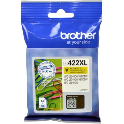 Brother Druckerpatrone, LC422XLY HY Ink Cartridge For BH19M/B Compatible with MFC-J5340DW MFC-J5740DW MFC-J6540DW MF (Y) Brother Druckerpatrone, LC422XLY HY Ink Cartridge For BH19M/B Compatible with MFC-J5340DW MFC-J5740DW MFC-J6540DW MF (Y)
