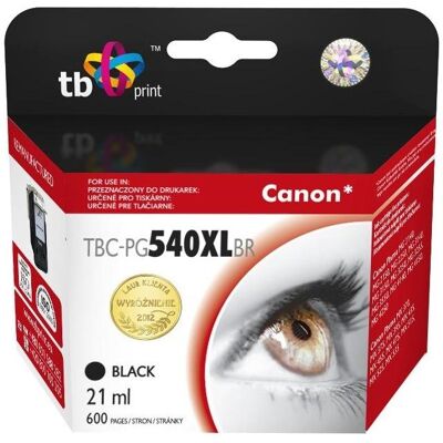 Print, Druckerpatrone, TBC-PG540XLBR ink cartridge 1 pc(s) Black (BK) Print, Druckerpatrone, TBC-PG540XLBR ink cartridge 1 pc(s) Black (BK)