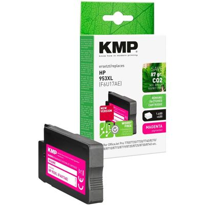 KMP, Druckerpatrone, Tinte ersetzt HP953XL (F6U17AE) (M) KMP, Druckerpatrone, Tinte ersetzt HP953XL (F6U17AE) (M)