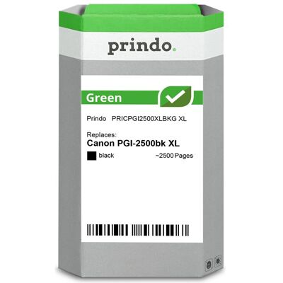 Prindo, Druckerpatrone, kompatibel mit Canon PGI-2500bk (BK) Prindo, Druckerpatrone, kompatibel mit Canon PGI-2500bk (BK)