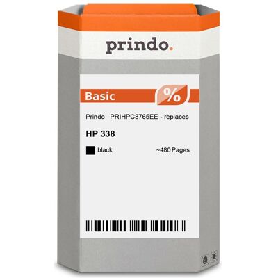Prindo, Druckerpatrone, kompatibel mit HP 338 (BK) Prindo, Druckerpatrone, kompatibel mit HP 338 (BK)