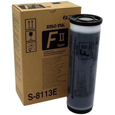 riso, Druckerpatrone, Ink Black Schwarz F-Type, FType, Z-Type, ZType, EZ-Type EZType (S-8113E) (S8113E) (BK) riso, Druckerpatrone, Ink Black Schwarz F-Type, FType, Z-Type, ZType, EZ-Type EZType (S-8113E) (S8113E) (BK)