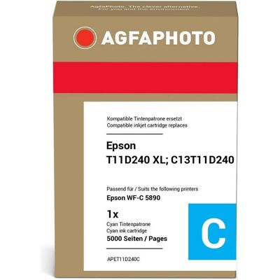 Agfaphoto, Druckerpatrone, kompatibel mit Epson T11D2 (C) Agfaphoto, Druckerpatrone, kompatibel mit Epson T11D2 (C)