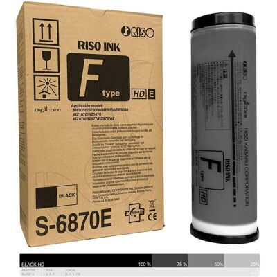 riso, Druckerpatrone, Ink Black Schwarz HD (S-6870E) (S6870E) (BK) riso, Druckerpatrone, Ink Black Schwarz HD (S-6870E) (S6870E) (BK)