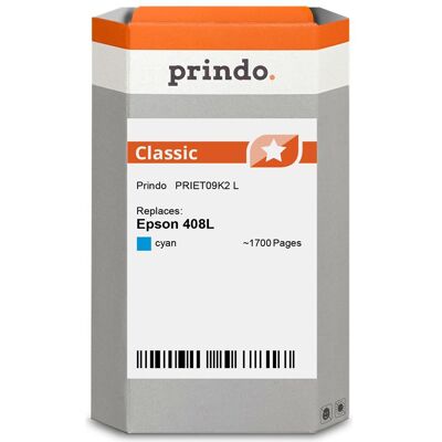 Prindo, Druckerpatrone, kompatibel mit Epson 408L (C) Prindo, Druckerpatrone, kompatibel mit Epson 408L (C)