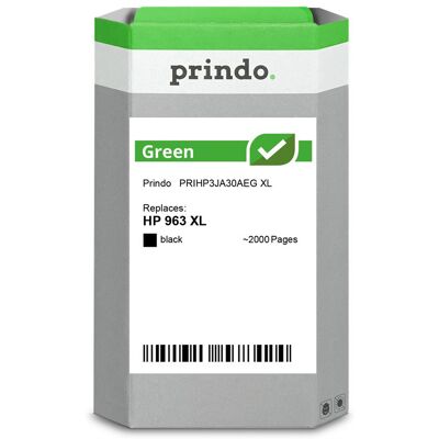 Prindo, Druckerpatrone, kompatibel mit HP 963 (BK) Prindo, Druckerpatrone, kompatibel mit HP 963 (BK)