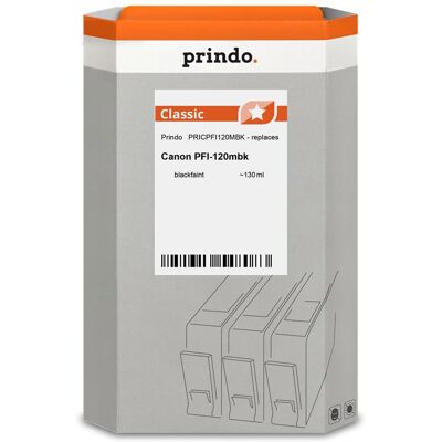 Prindo, Druckerpatrone, kompatibel mit Canon PFI-120mbk SchwarzMatt Prindo, Druckerpatrone, kompatibel mit Canon PFI-120mbk SchwarzMatt