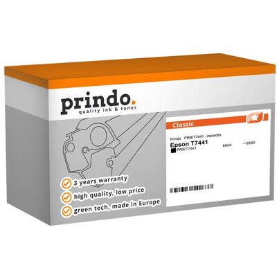 Prindo, Druckerpatrone, kompatibel mit Epson T7441 (BK) Prindo, Druckerpatrone, kompatibel mit Epson T7441 (BK)