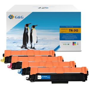 G&G, Toner, TN-243CMYK Value Pack - 4 - zwart. geel. cyaan. magenta - origineel - tonerca (BK, C, M, Y) G&G, Toner, TN-243CMYK Value Pack - 4 - zwart. geel. cyaan. magenta - origineel - tonerca (BK, C, M, Y)
