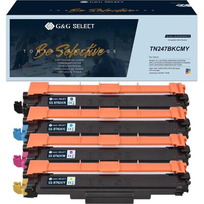 G&G Brother TN-247 Kompatibler Farb-Toner Pack - Druckerzubehör G&G Brother TN-247 Kompatibler Farb-Toner Pack - Druckerzubehör