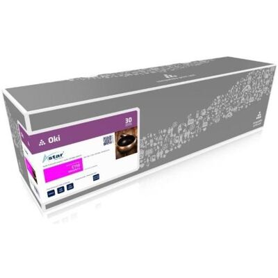 Astar Magenta Toner für OKI - 2500 Sider - C110, 130n - Tonerpatrone Astar Magenta Toner für OKI - 2500 Sider - C110, 130n - Tonerpatrone