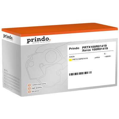 Prindo, Toner, kompatibel mit Xerox 108R01419 (Y) Prindo, Toner, kompatibel mit Xerox 108R01419 (Y)