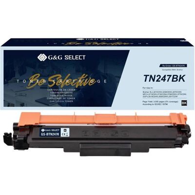 G&G Brother TN-247BK Toner - Schwarz - Kompatibles Druckerzubehör G&G Brother TN-247BK Toner - Schwarz - Kompatibles Druckerzubehör