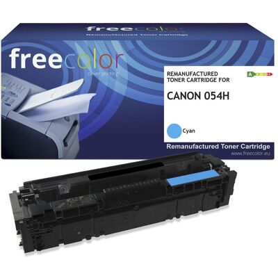 Freecolor, Toner, Toner Canon 054H (3027C002) cyan 2300 Seiten remanufactured (C) Freecolor, Toner, Toner Canon 054H (3027C002) cyan 2300 Seiten remanufactured (C)