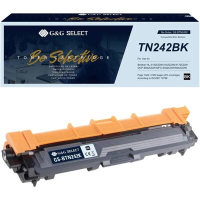 G&G Brother TN-242BK Schwarz Toner - Druckerzubehör G&G Brother TN-242BK Schwarz Toner - Druckerzubehör