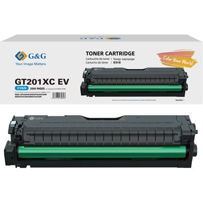 G&G, Toner, XL-Toner GT201XCEV für P2000CDW/P2010CDW Cyan (C) G&G, Toner, XL-Toner GT201XCEV für P2000CDW/P2010CDW Cyan (C)