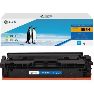G&G, Toner, XL-Toner kompatibel zu Canon 067H cyan (C) G&G, Toner, XL-Toner kompatibel zu Canon 067H cyan (C)