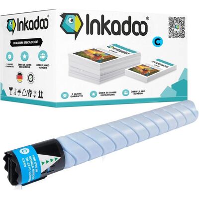 Inkadoo, Toner, Toner kompatibel mit Konica Minolta A8K3450 / TN-221C Toner (C) Inkadoo, Toner, Toner kompatibel mit Konica Minolta A8K3450 / TN-221C Toner (C)