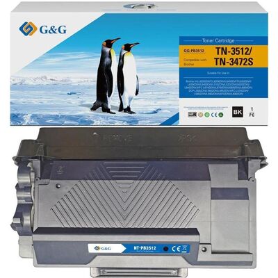 G&G, Toner, XXL-Toner kompatibel mit Brother TN-3512 (BK) G&G, Toner, XXL-Toner kompatibel mit Brother TN-3512 (BK)