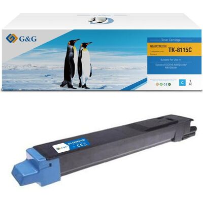 G&G, Toner, Toner kompatibel mit Kyocera TK-8115C/ 1T02P3CNL0 G&G, Toner, Toner kompatibel mit Kyocera TK-8115C/ 1T02P3CNL0