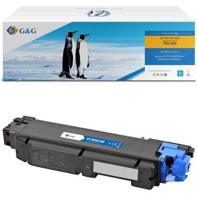 G&G, Toner, Toner kompatibel mit Kyocera TK-5140C/ 1T02NRCNL0 G&G, Toner, Toner kompatibel mit Kyocera TK-5140C/ 1T02NRCNL0