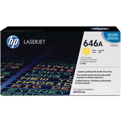 HP CF032AC Gelber Toner für LaserJet CM 4540 MFP - 12.500 Seiten HP CF032AC Gelber Toner für LaserJet CM 4540 MFP - 12.500 Seiten