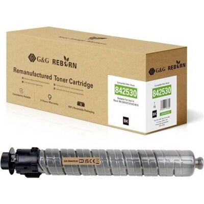 G&G, Toner, Reborn-Toner kompatibel mit Ricoh 842530 BK (BK) G&G, Toner, Reborn-Toner kompatibel mit Ricoh 842530 BK (BK)