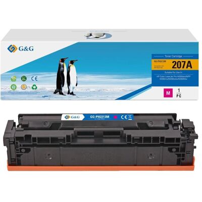G&G, Toner, kompatibel Toner mit HP W2213A, NT-PH2213M, HP 207A, magenta, 1250S (M) G&G, Toner, kompatibel Toner mit HP W2213A, NT-PH2213M, HP 207A, magenta, 1250S (M)