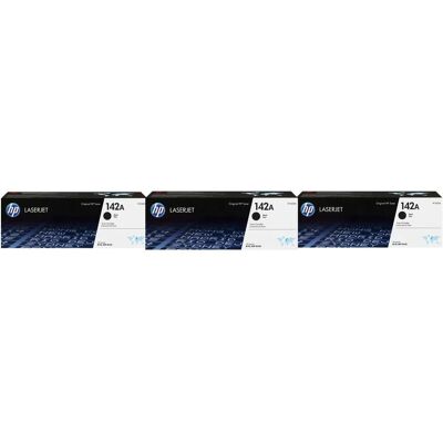 HP Toner, 142A Toner Zwart Triple Pack HP Toner, 142A Toner Zwart Triple Pack