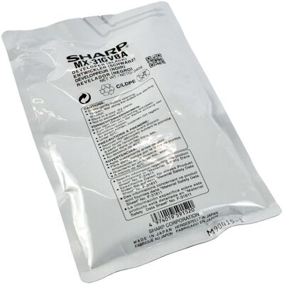 Sharp Toner, MX-31GVBA Entwickler schwarz 100.000 Seiten Schwarz MX 2600 N 4100 (BK) Sharp Toner, MX-31GVBA Entwickler schwarz 100.000 Seiten Schwarz MX 2600 N 4100 (BK)