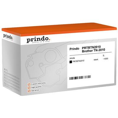 Prindo, Toner, kompatibel mit Brother TN-2010 (BK) Prindo, Toner, kompatibel mit Brother TN-2010 (BK)