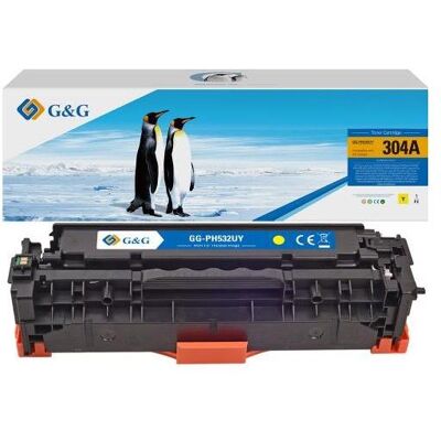 G&G, Toner, kompatibler gelber Toner, HP CC532A CE412A (Y) G&G, Toner, kompatibler gelber Toner, HP CC532A CE412A (Y)