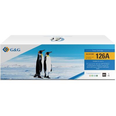 G&G, Toner, kompatibel Toner mit HP CE310A, NT-CH310FBK-A, HP 126A, black, 1200S (BK) G&G, Toner, kompatibel Toner mit HP CE310A, NT-CH310FBK-A, HP 126A, black, 1200S (BK)