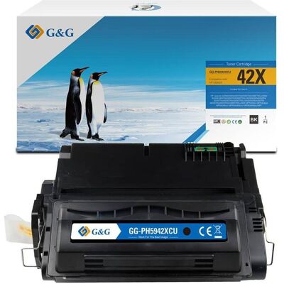 G&G, Toner, XL-Toner kompatibel mit HP 45A, 42X, 38A, 39A (BK) G&G, Toner, XL-Toner kompatibel mit HP 45A, 42X, 38A, 39A (BK)