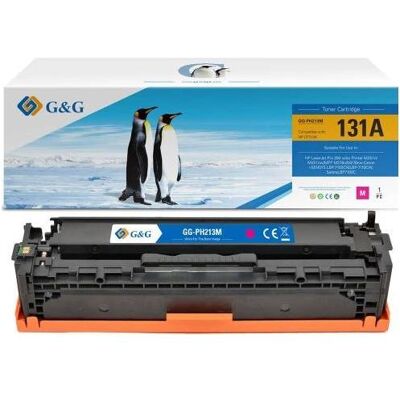 G&G, Toner, Toner kompatibel mit HP 125A/ 128A/ 131A (M) G&G, Toner, Toner kompatibel mit HP 125A/ 128A/ 131A (M)
