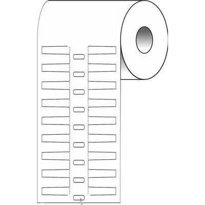 Brady, Etikettenrolle, BPT-105-7599, Durasleeve Kabelkennzeichnungsetiketten, Polyethylen, Weiss, matt, 15.00 x 8.00 Brady, Etikettenrolle, BPT-105-7599, Durasleeve Kabelkennzeichnungsetiketten, Polyethylen, Weiss, matt, 15.00 x 8.00