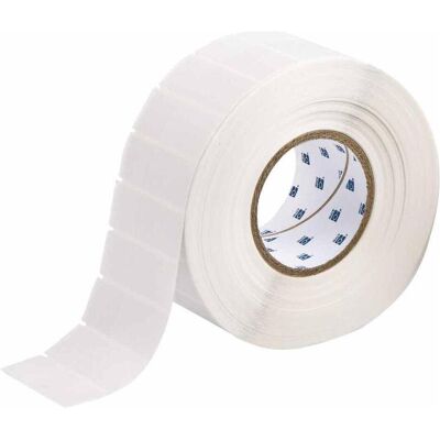 Brady, Etikettenrolle, THT-131-461-3, Polyester, Weiss/Transparent, selbstlaminierend, 25.40 x 25.40(66.68) mm, perm (71.76 mm) Brady, Etikettenrolle, THT-131-461-3, Polyester, Weiss/Transparent, selbstlaminierend, 25.40 x 25.40(66.68) mm, perm (71.76 mm)