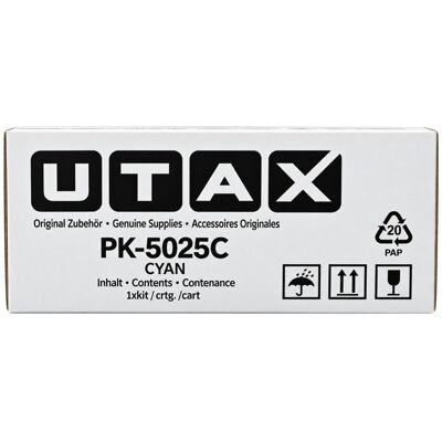 Utax, Toner, Toner 1T0C0DCUT0 / PK-5025C Cyan (C) Utax, Toner, Toner 1T0C0DCUT0 / PK-5025C Cyan (C)
