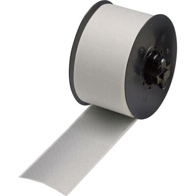 Brady, Etikettenrolle, MNK-THT-21-438, metallisierter Polyester, fälschungssicher, Silber, matt, 76.20 mm x 35.00 m (81.28 mm) Brady, Etikettenrolle, MNK-THT-21-438, metallisierter Polyester, fälschungssicher, Silber, matt, 76.20 mm x 35.00 m (81.28 mm)