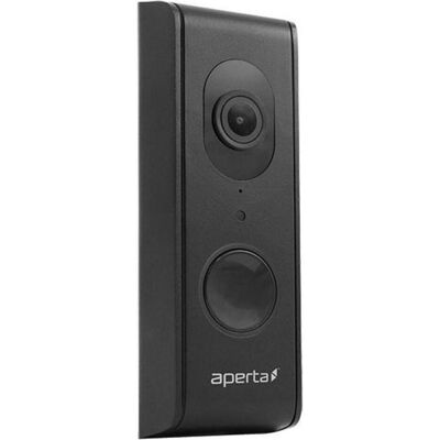 Aperta, Klingel + Türsprechanlage, draadloze video deurbel, Wi-Fi deurbel met camera en app, kleur zwart, APWIFIDSBLK2 (Ethernet, Kabellos, WLAN) Aperta, Klingel + Türsprechanlage, draadloze video deurbel, Wi-Fi deurbel met camera en app, kleur zwart, APWIFIDSBLK2 (Ethernet, Kabellos, WLAN)