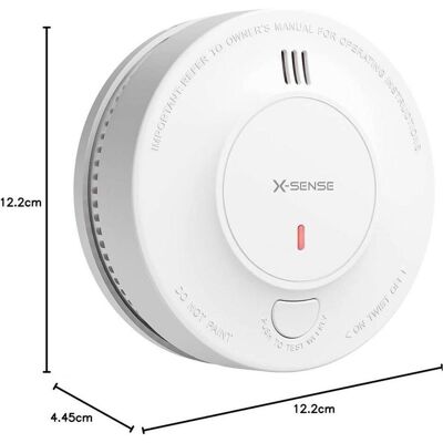 X-Sense, Gefahrenmelder, Optischer Rauchwarnmelder mit integrierter Sirene 10 St. X-Sense, Gefahrenmelder, Optischer Rauchwarnmelder mit integrierter Sirene 10 St.