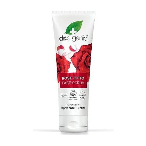 Dr. Organic, Gesichtsreinigung, Rose Otto Gesichtspeeling 125ml (Reinigungspeeling, 125 ml)